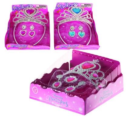 Dress up tiara & earrings
