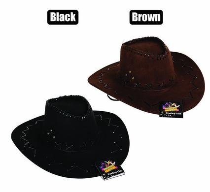 Dress up hat cowboy adult assorted
