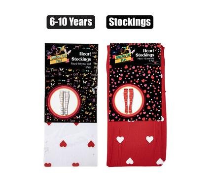 Dress up heart stockings