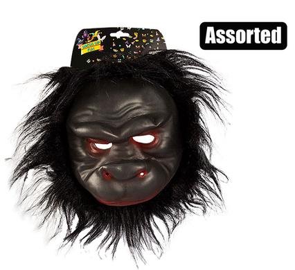Dress up mask monkey asstd