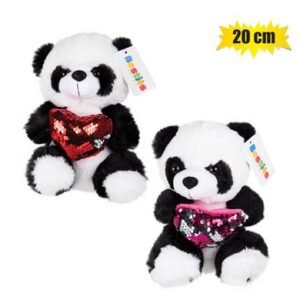 Plush panda 20cm love