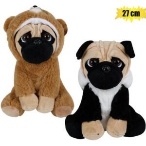 Plush dog wearing hoodie assorted 27cm