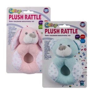 Baby rattle plush