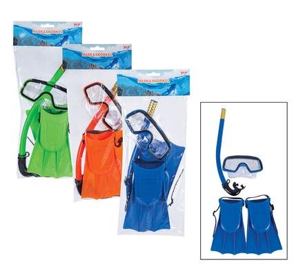 Swim-set pl snorkel/mask/flippers