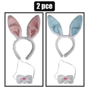 Easter bunny ears & snout set 2pc