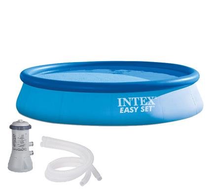 Intex pool easi-set (with pump) 396x84cm