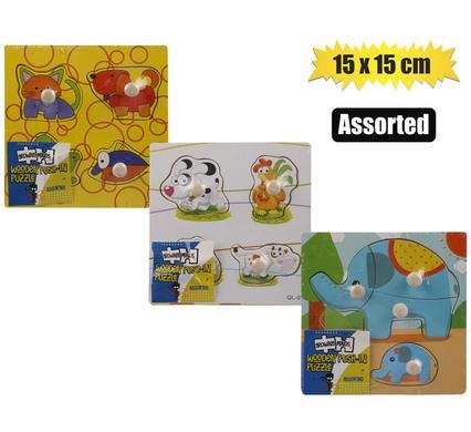 Edu push-in wooden board asstd 15x15cm 2