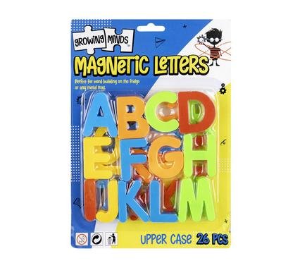 Edu magnetic upper case letters 26pc