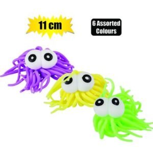 Novelty ball puffer spikey hair 11cm