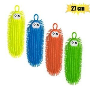 Novelty prickly puffer worm bright 27cm