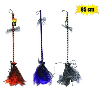 Novelty halloween witch broom 85cm