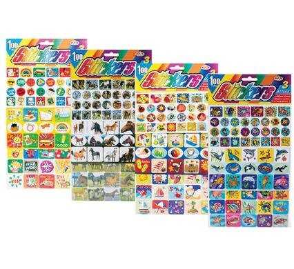 Sticker 3 styles 100pce asstd