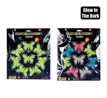 Sticker glow-in-the-dark fluorescent