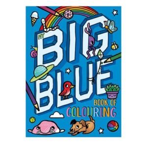 Book colouring big blue
