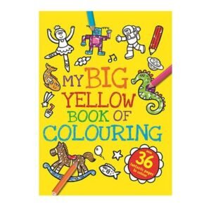 Book colouring big yellow