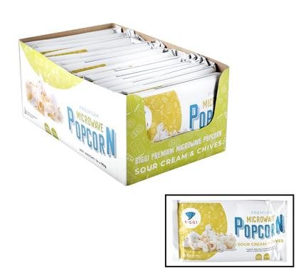 Snack bb popcorn scrm&chives 100g