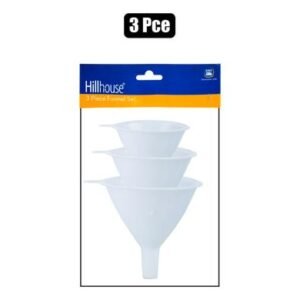 Kitchen-gadget funnels 3pc wht hillhouse