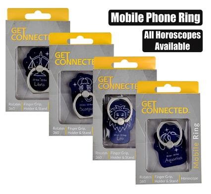 Mobile phone ring holder/stand horoscope