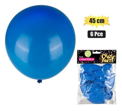 Balloons giant 6pc blue f-02