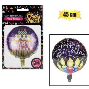 Balloon helium round hbd astd1 45cm f-01
