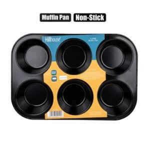 Bakeware non-stick muffin pan 6-hole