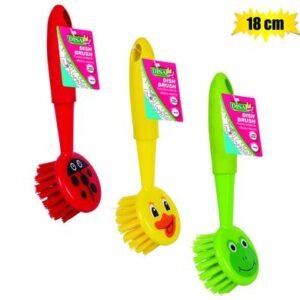 Dish brush asstd design 18cm