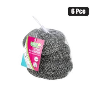 Scourer balls steel 6pc 13g