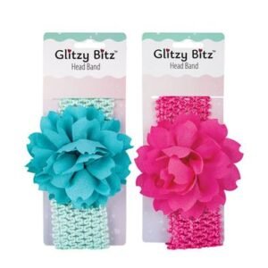 Hair band with flower