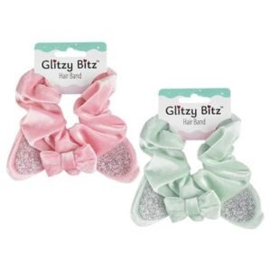 Hair band scrunchie double bow