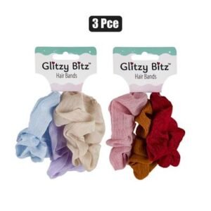Hair band scrunchie pastels 3pc
