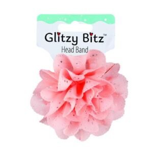 Hair band with flower