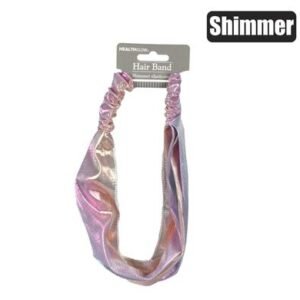 Hair band shimmer elasticated
