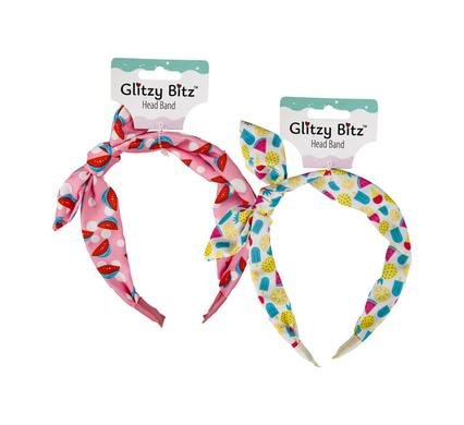 Hair alice band floral bow