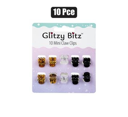 Hair claw clips 10pc mini