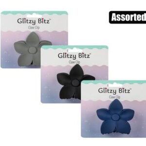 Hair claw clip flower