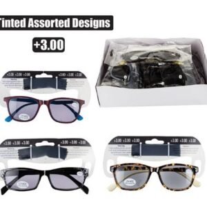 Reading glass tinted asst strenght:+3