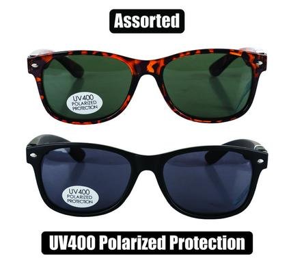 Sunglass pol/unisex classic wayfarer