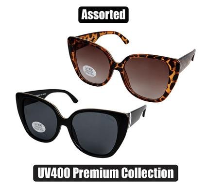 Sunglass pre/lds oversized cateye