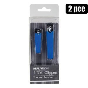 Nail clipper foot and hand set h/glow