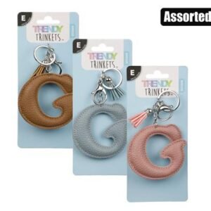 Keychain alpha faux-leather g