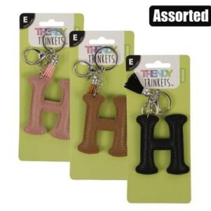 Keychain alpha faux-leather h