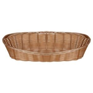 Woven plastic basket 30x15x8cm