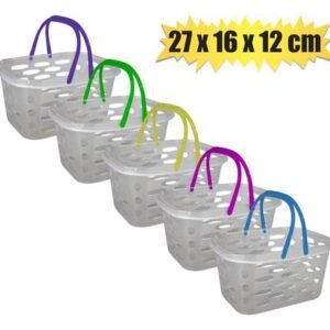 Basket pl w/handles 27x16x12cm