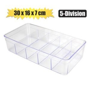 Organiser emsan 5-divisions 30x16x7.5cm