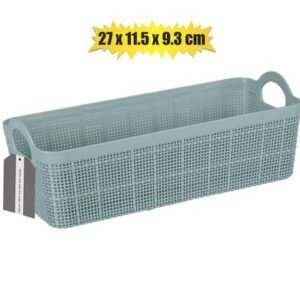 Basket pl mesh design 27x11x9cm