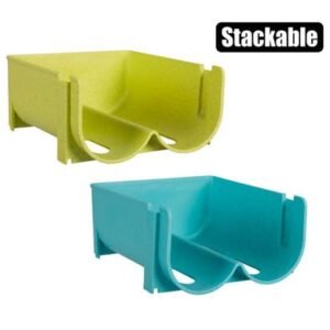 Fridge organiser bottle holder 14x16x7cm