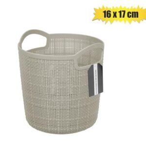 Basket pl mesh design round 16x17cm 2,5l