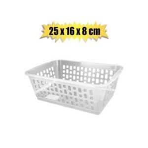Basket pl natural 25x16x8cm