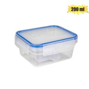 Container mini clip lock rect 200ml