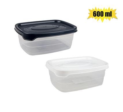 Container trendy rect 600ml